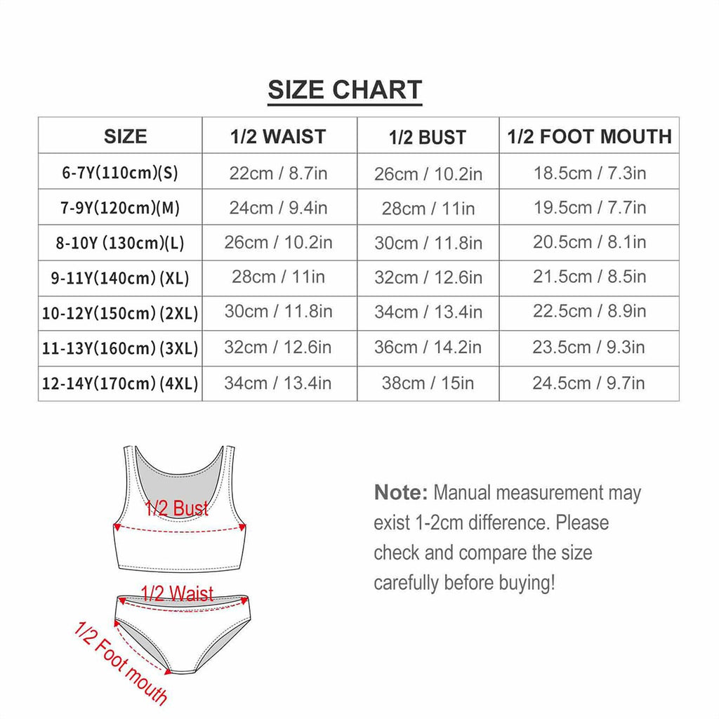Girls Two Piece Swimsuits Customized Services pink bow print (2)