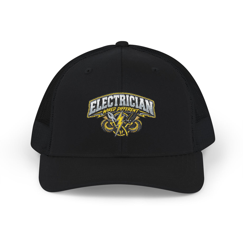 Electrician Trucker Cap – Embroidered Snapback Work Hat