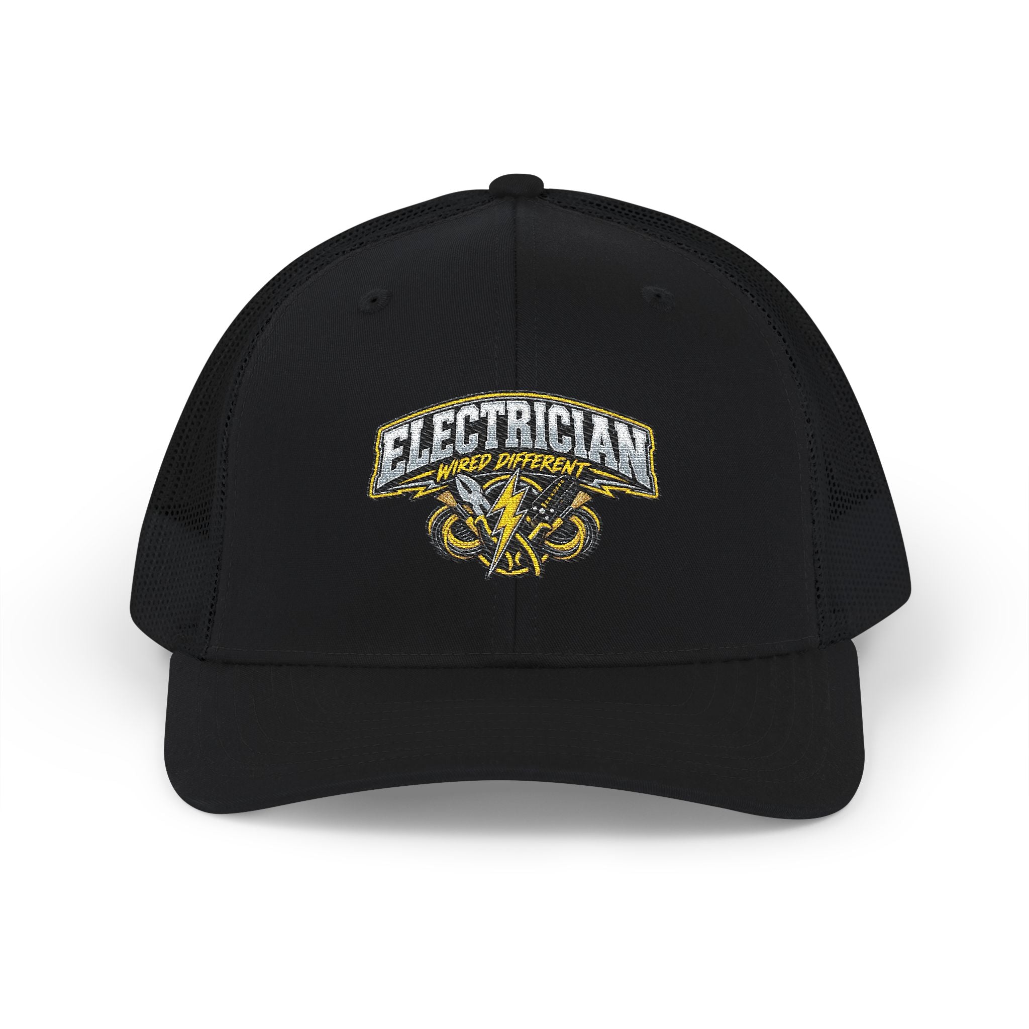Electrician Trucker Cap – Embroidered Snapback Work Hat