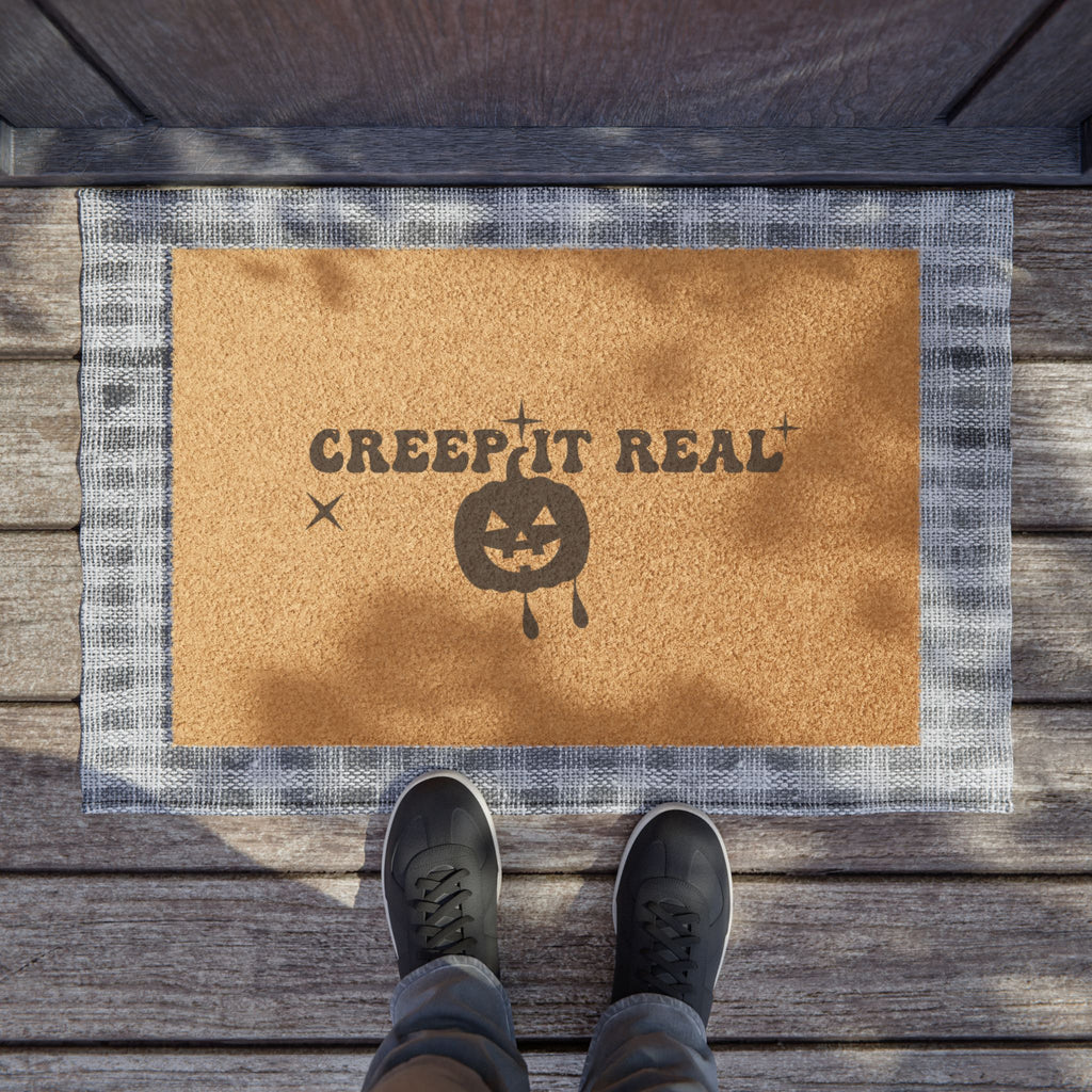 Halloween Creep It Real Welcome Mat