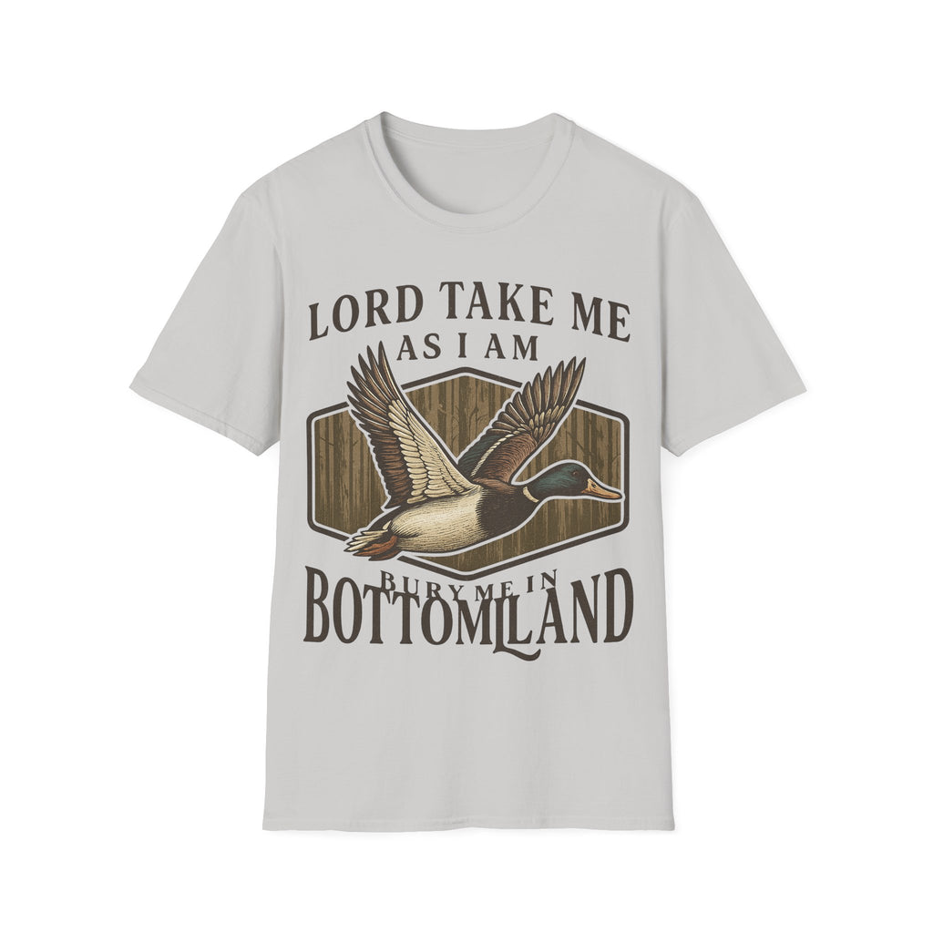 Duck Hunting T-Shirt — "Lord Take Me As I Am" Vintage Waterfowl Tee