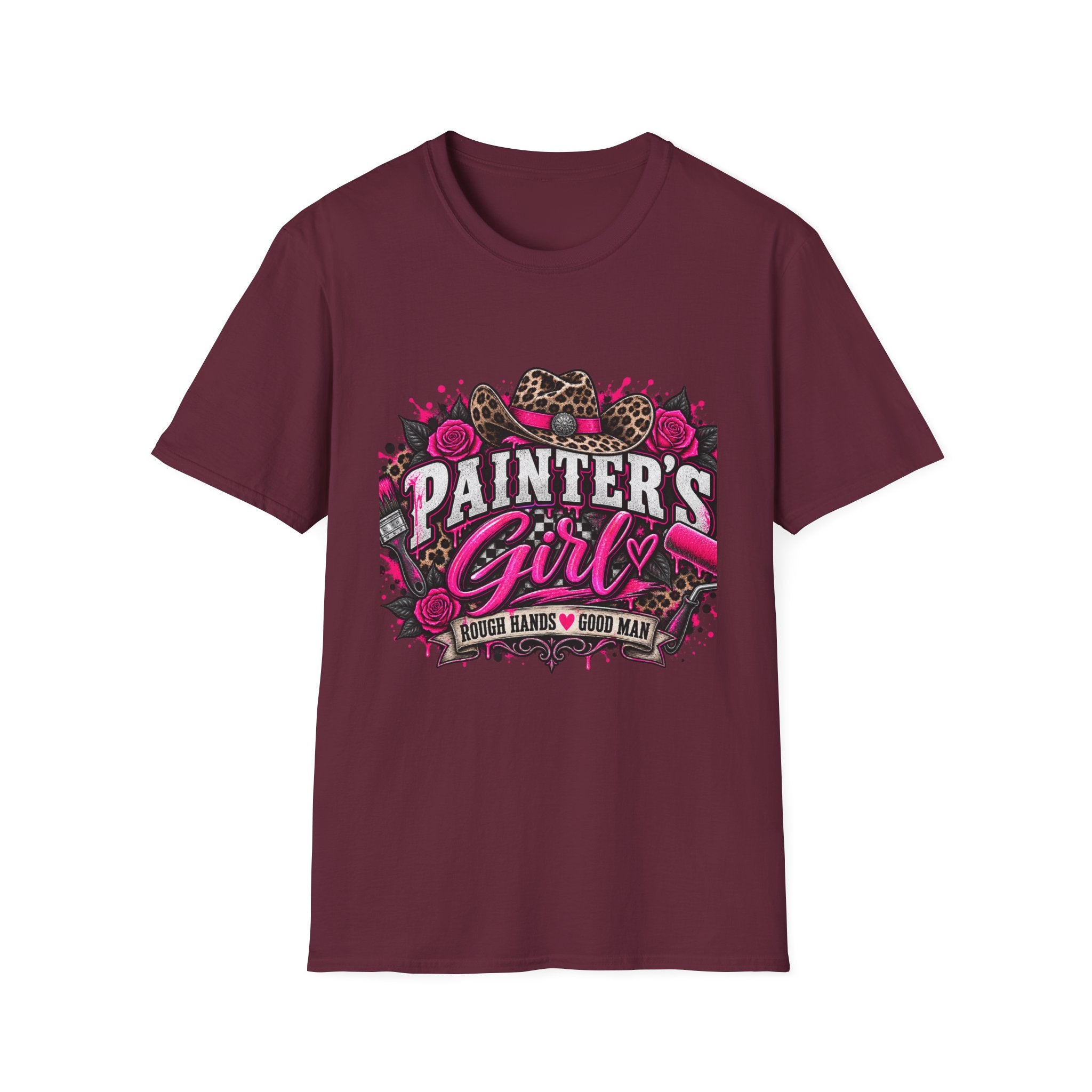 Painter's Girl T-Shirt — Feminine Cowgirl Paint Crew Tee