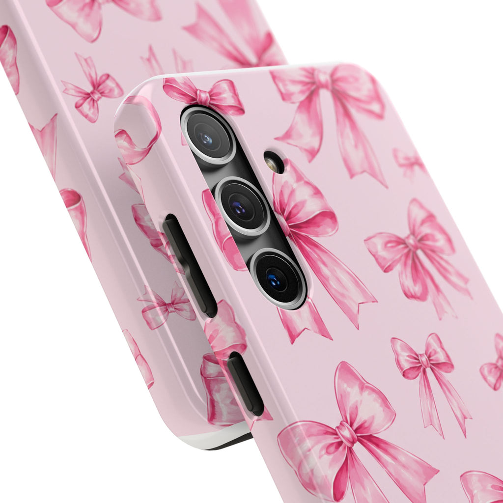 Pink Bow Tough Phone Case