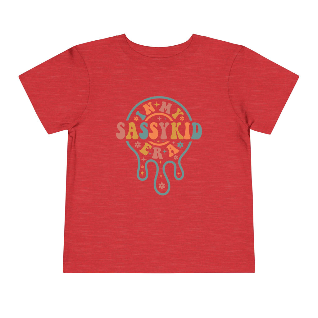 Sassy Kid Toddler Tee — Retro Drip Graphic