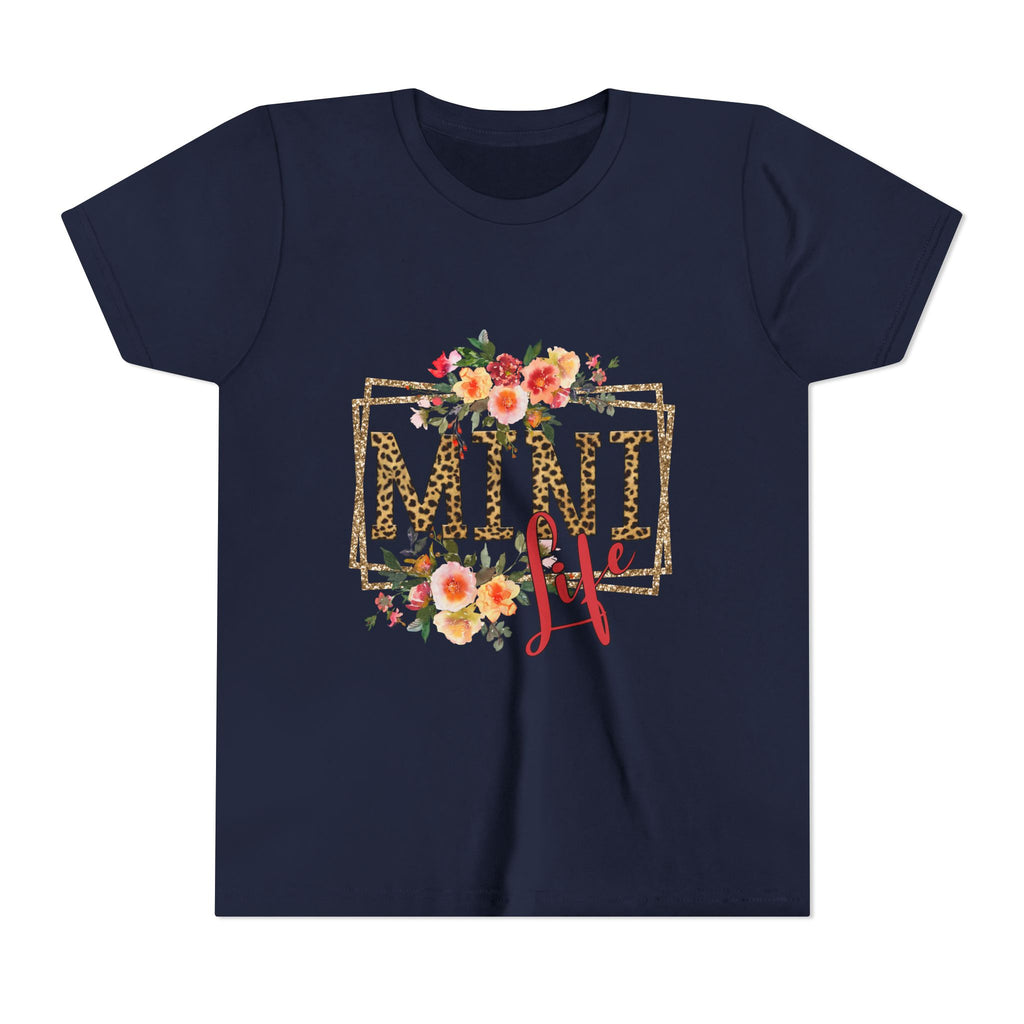 Mini Me Floral Leopard Youth Tee