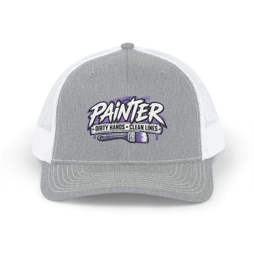 Painter Trucker Cap – 'Painter: Dirty Hands, Clear Lines' Snapback Hat