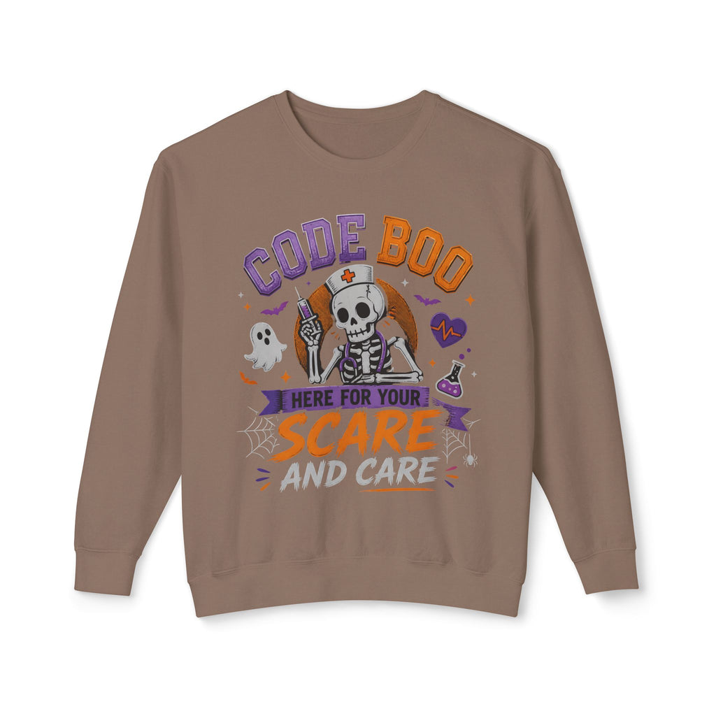 Nurse Skeleton 'Code Boo' Sweatshirt