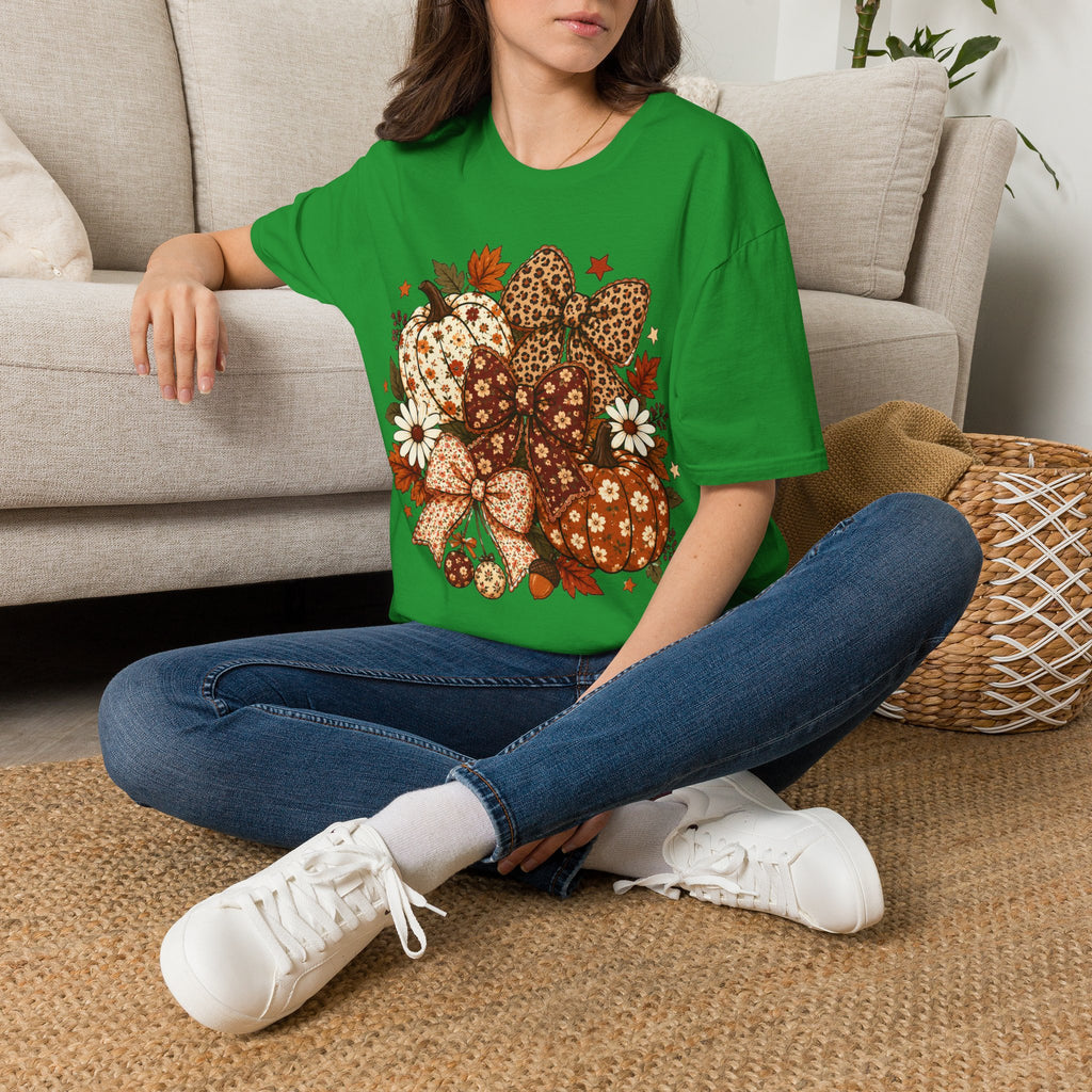 Fall Leopard Pumpkins T-Shirt