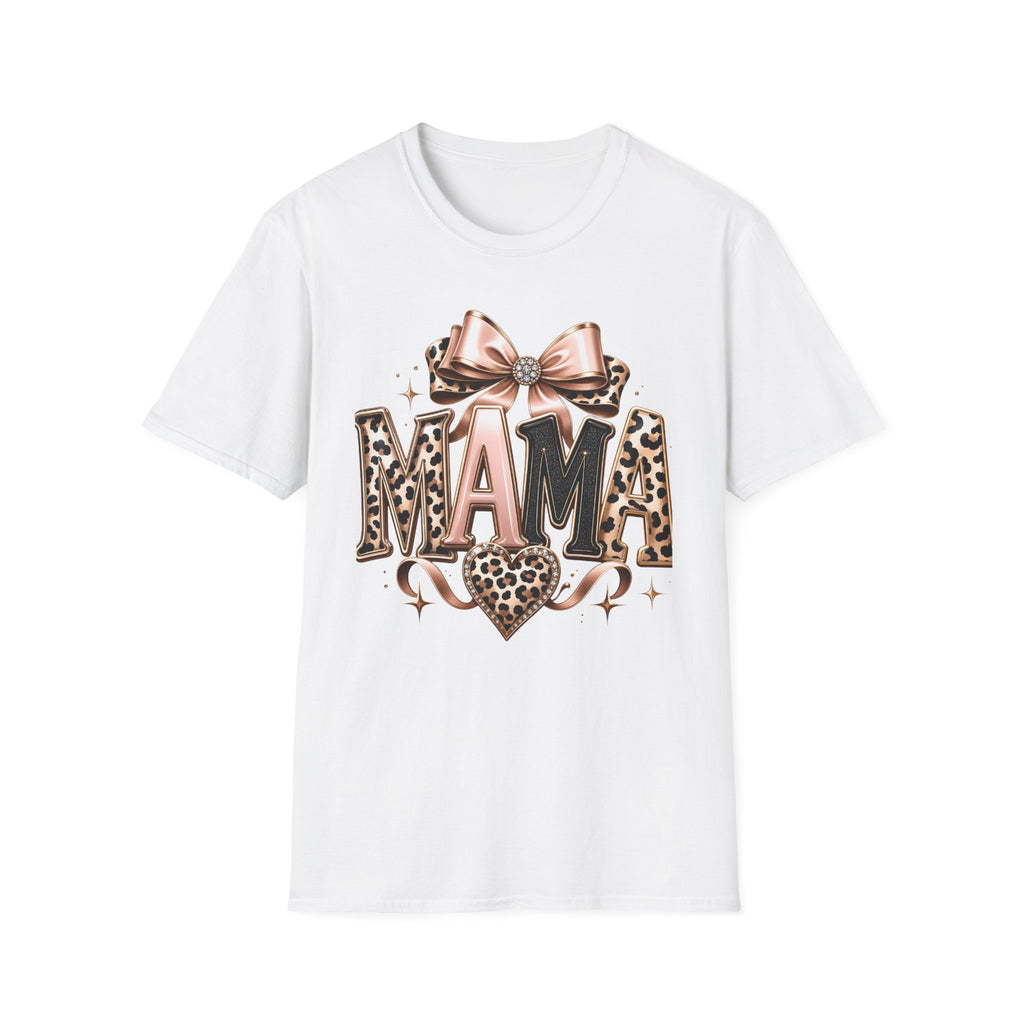 Mama Leopard Bow T-Shirt