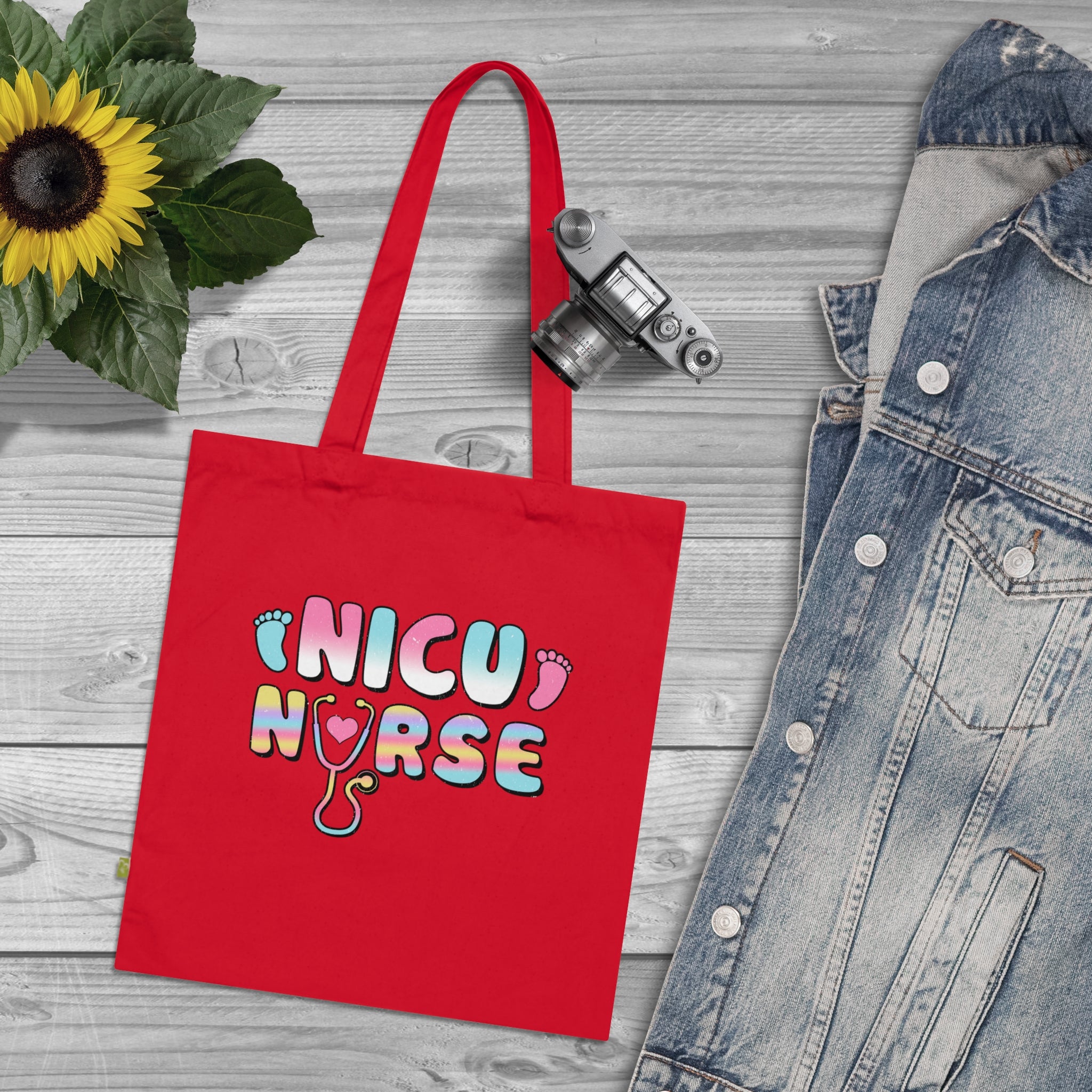 NICU Nurse Organic Tote Bag