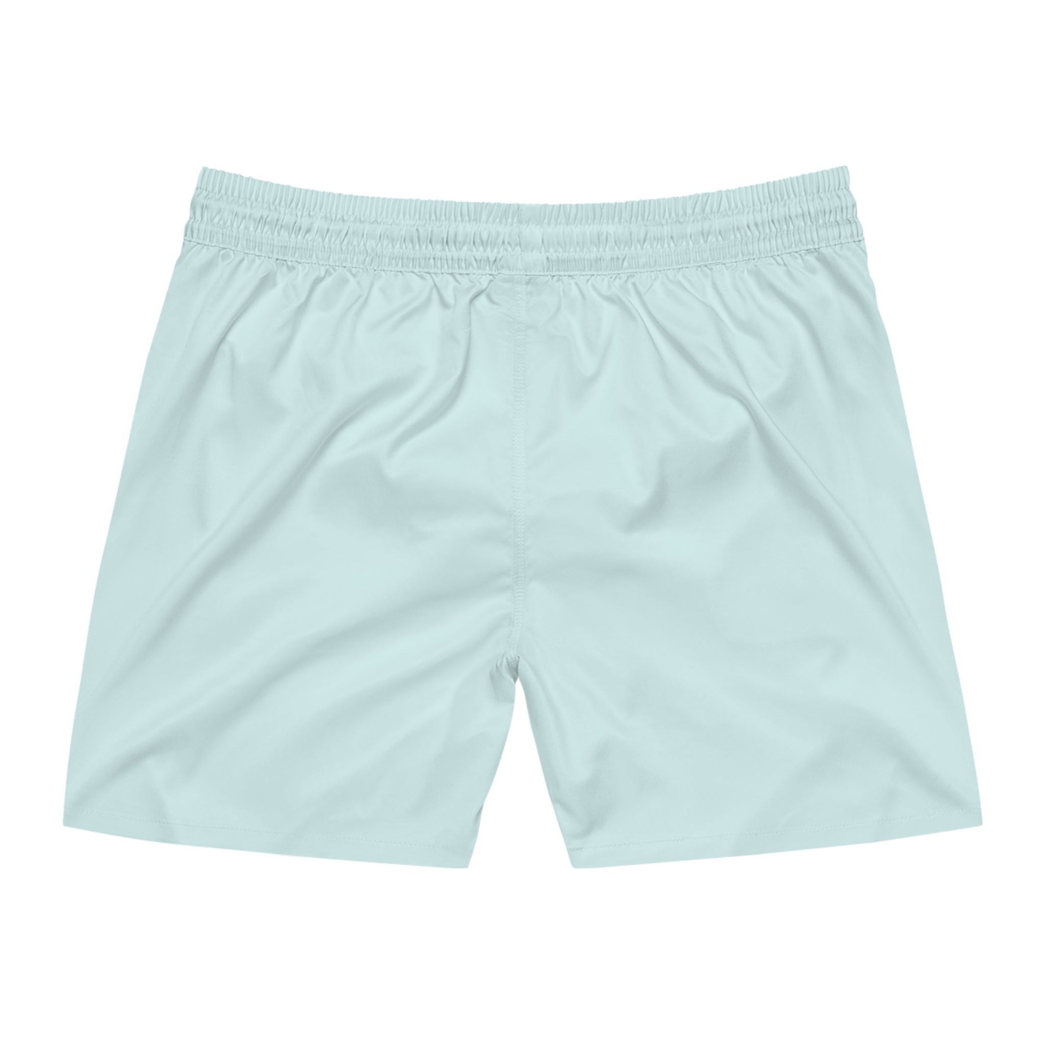 Men's light blue Swim Shorts — Mid-Length Beach Trunks