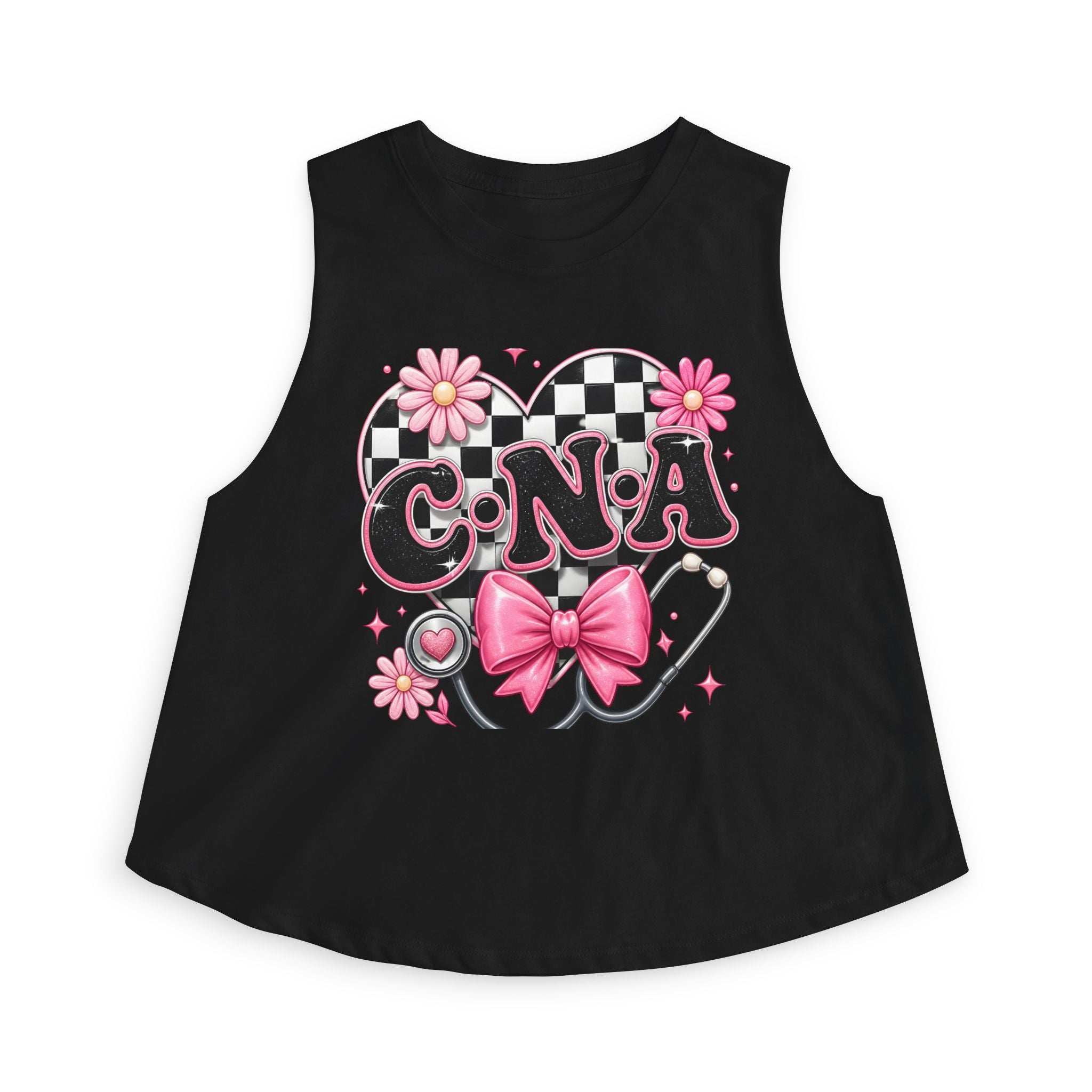 CNA Pink Floral Crop Top
