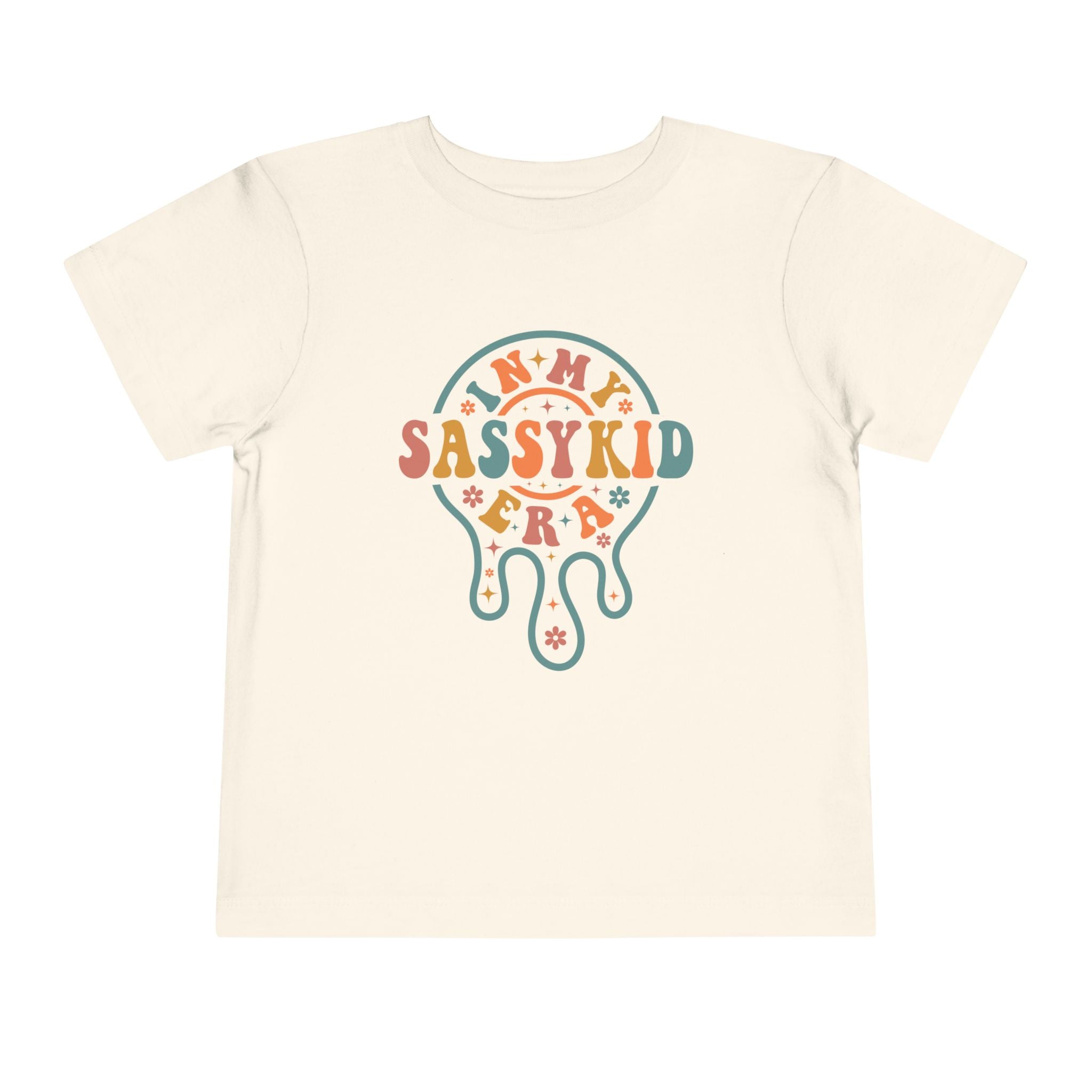 Sassy Kid Toddler Tee — Retro Drip Graphic