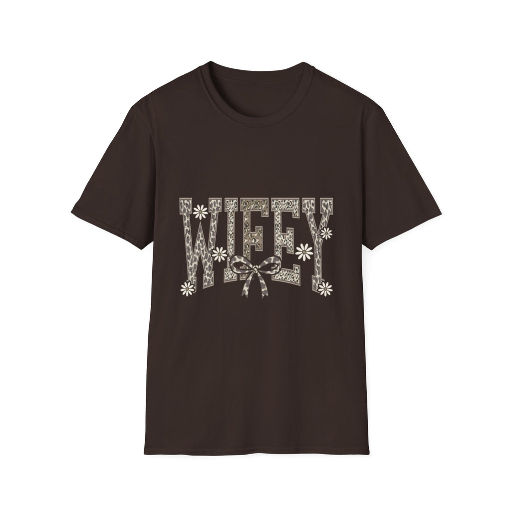 Wifey Leopard Floral T-Shirt