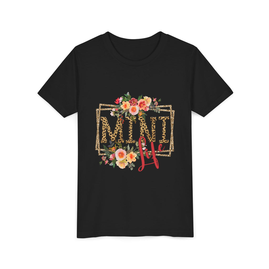 Mini Me Floral Leopard Youth Tee