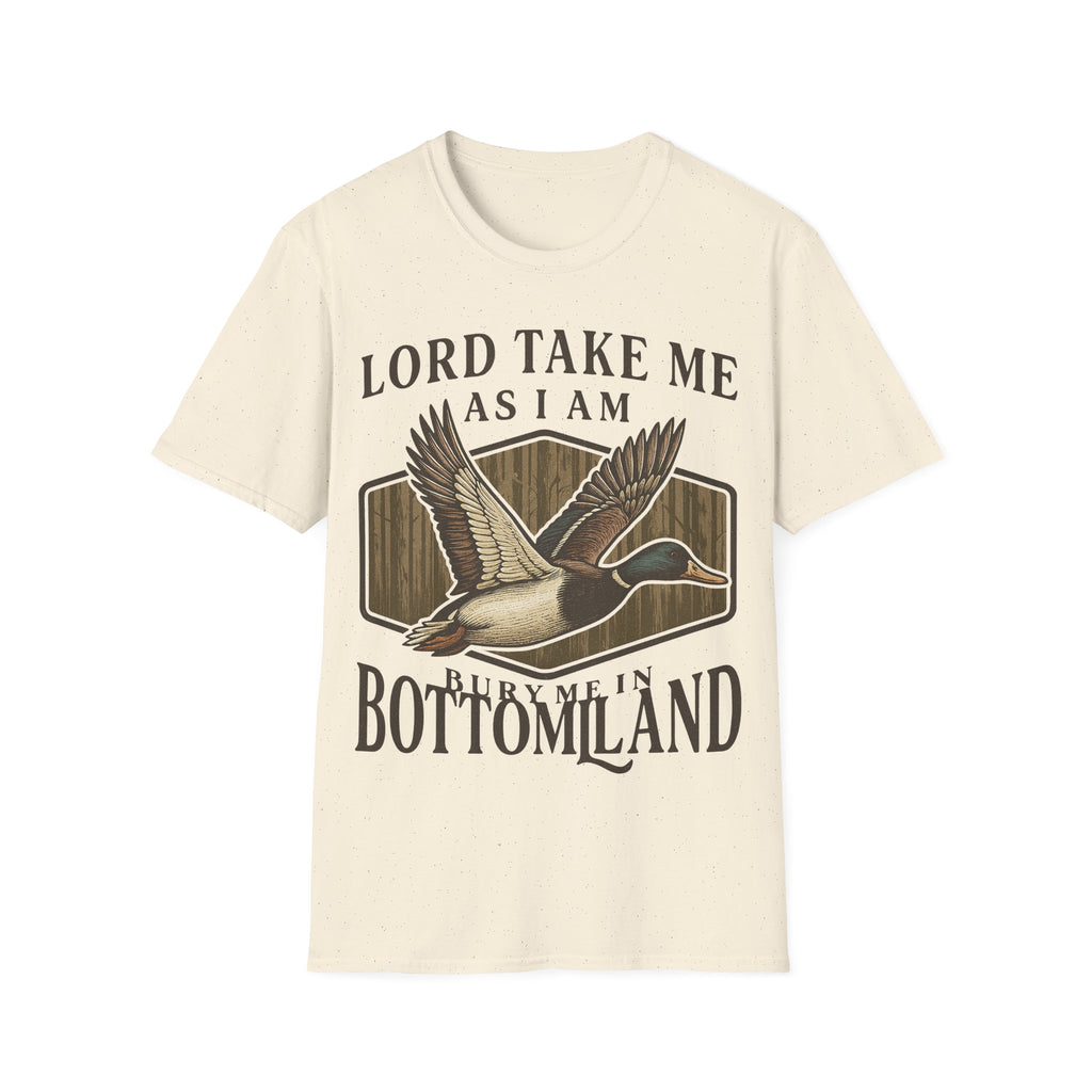 Duck Hunting T-Shirt — "Lord Take Me As I Am" Vintage Waterfowl Tee