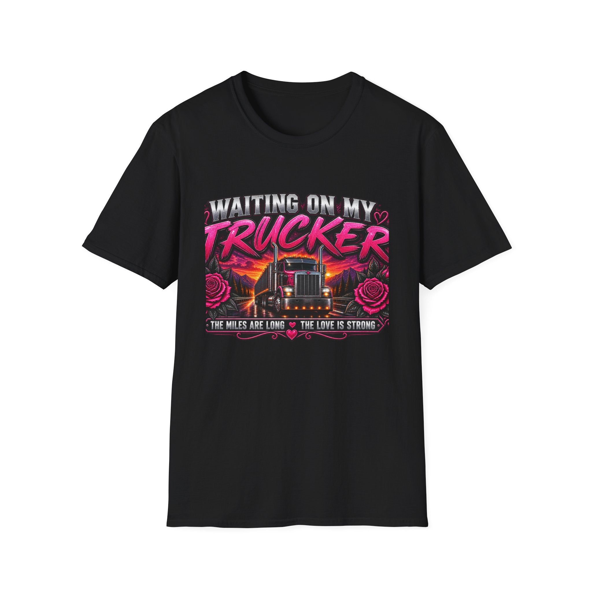 Waiting On My Trucker T-Shirt — Trucker Love Graphic Tee