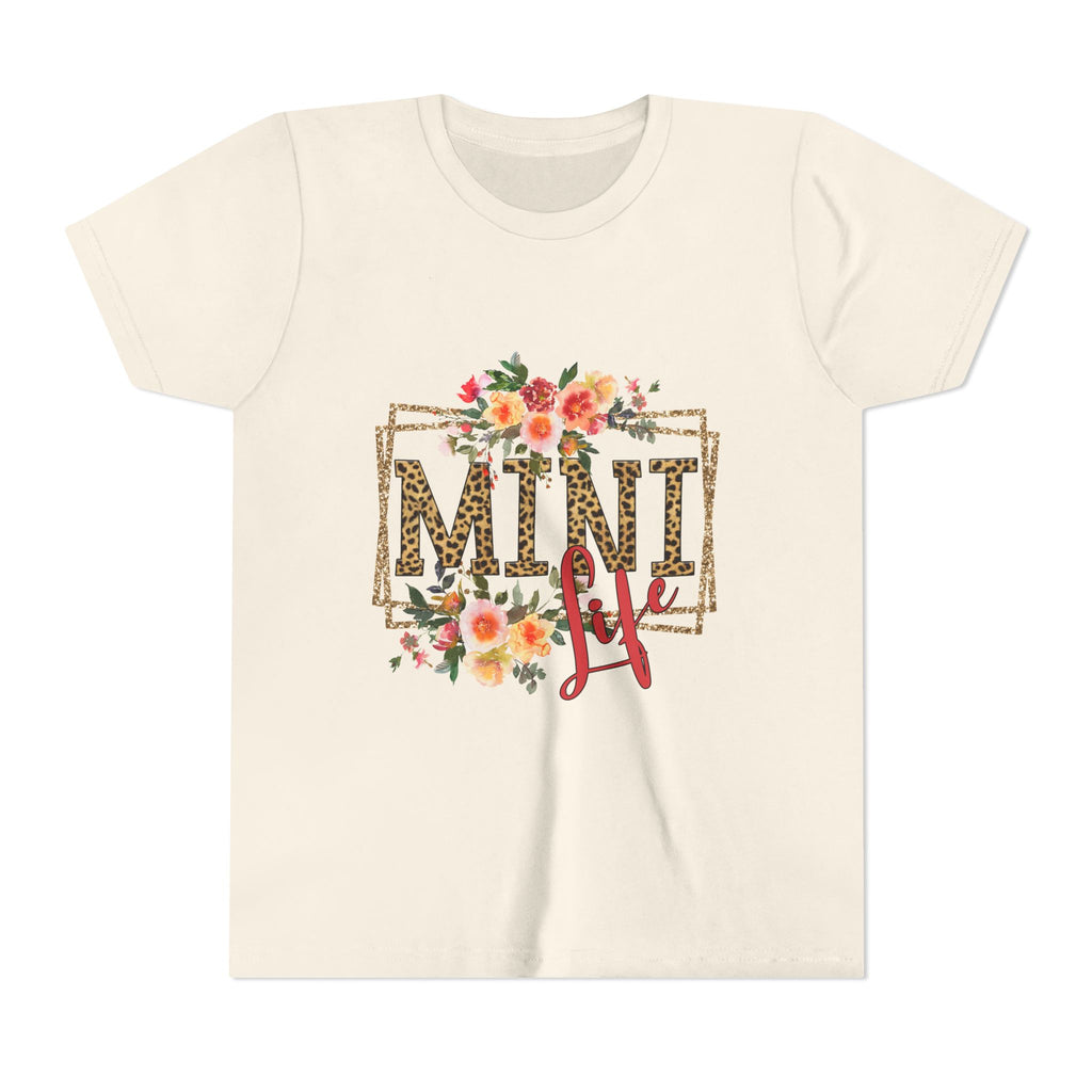 Mini Me Floral Leopard Youth Tee