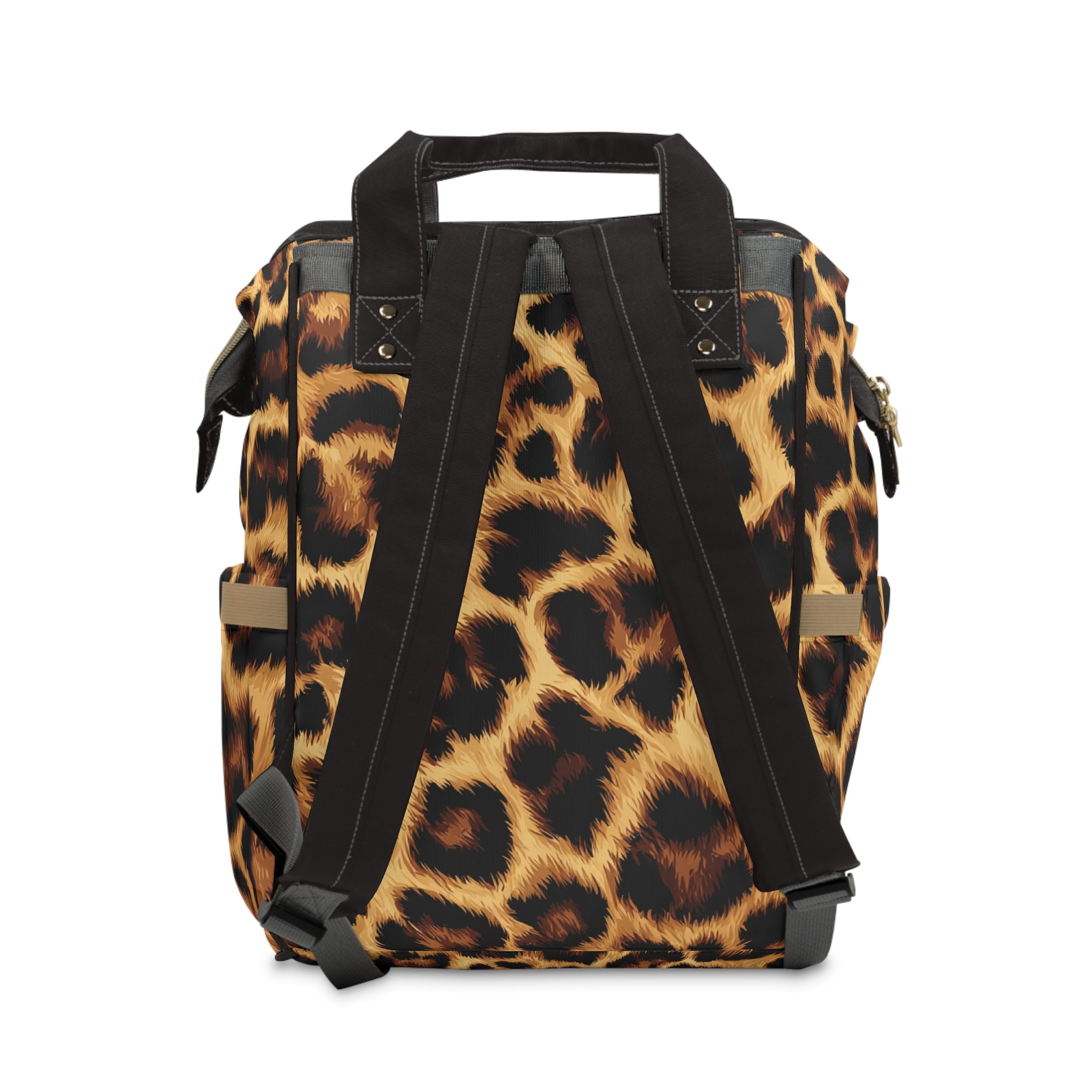 Leopard Print Diaper Backpack