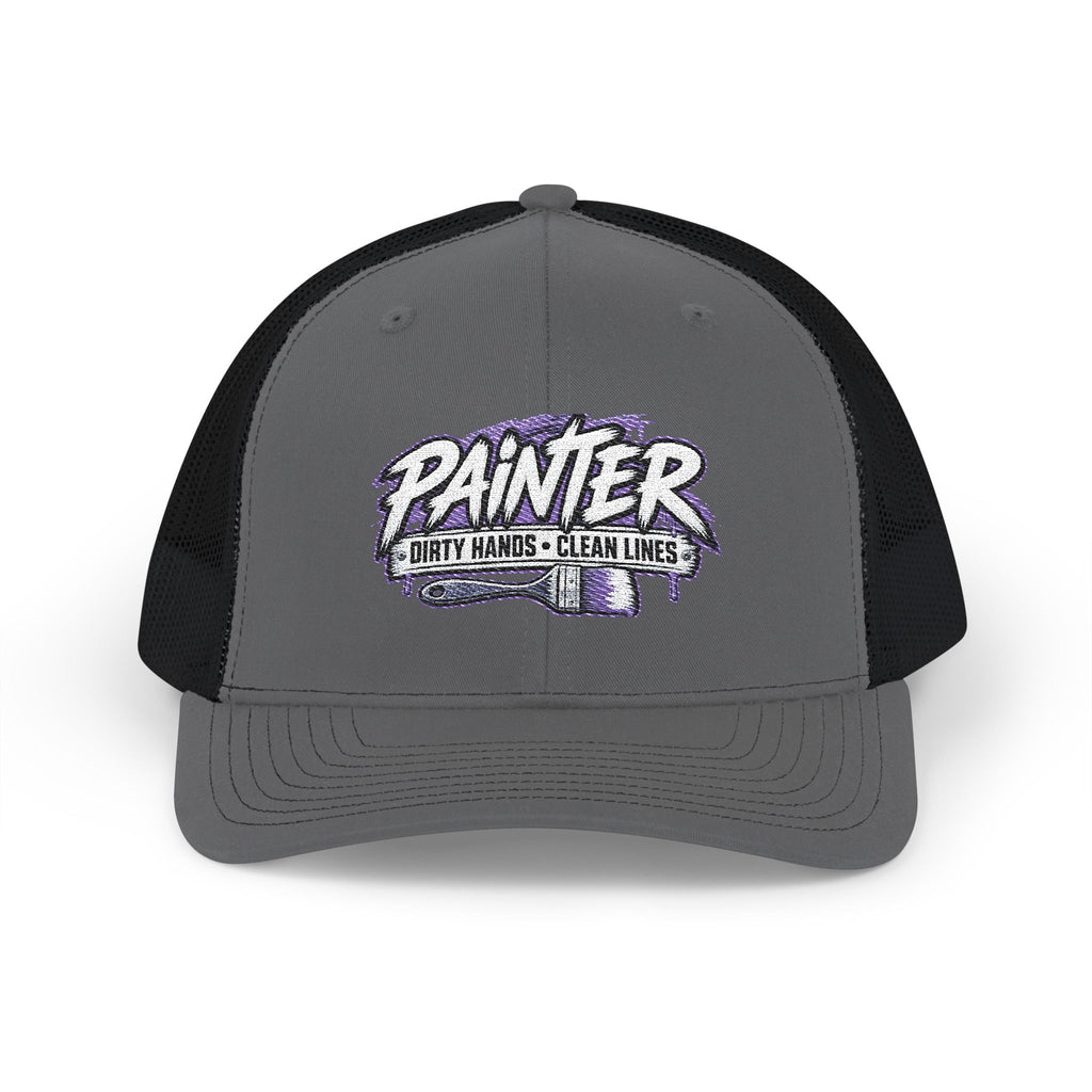 Painter Trucker Cap – 'Painter: Dirty Hands, Clear Lines' Snapback Hat
