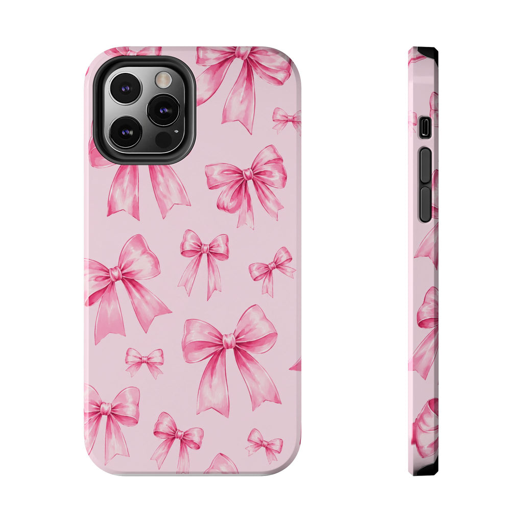 Pink Bow Tough Phone Case