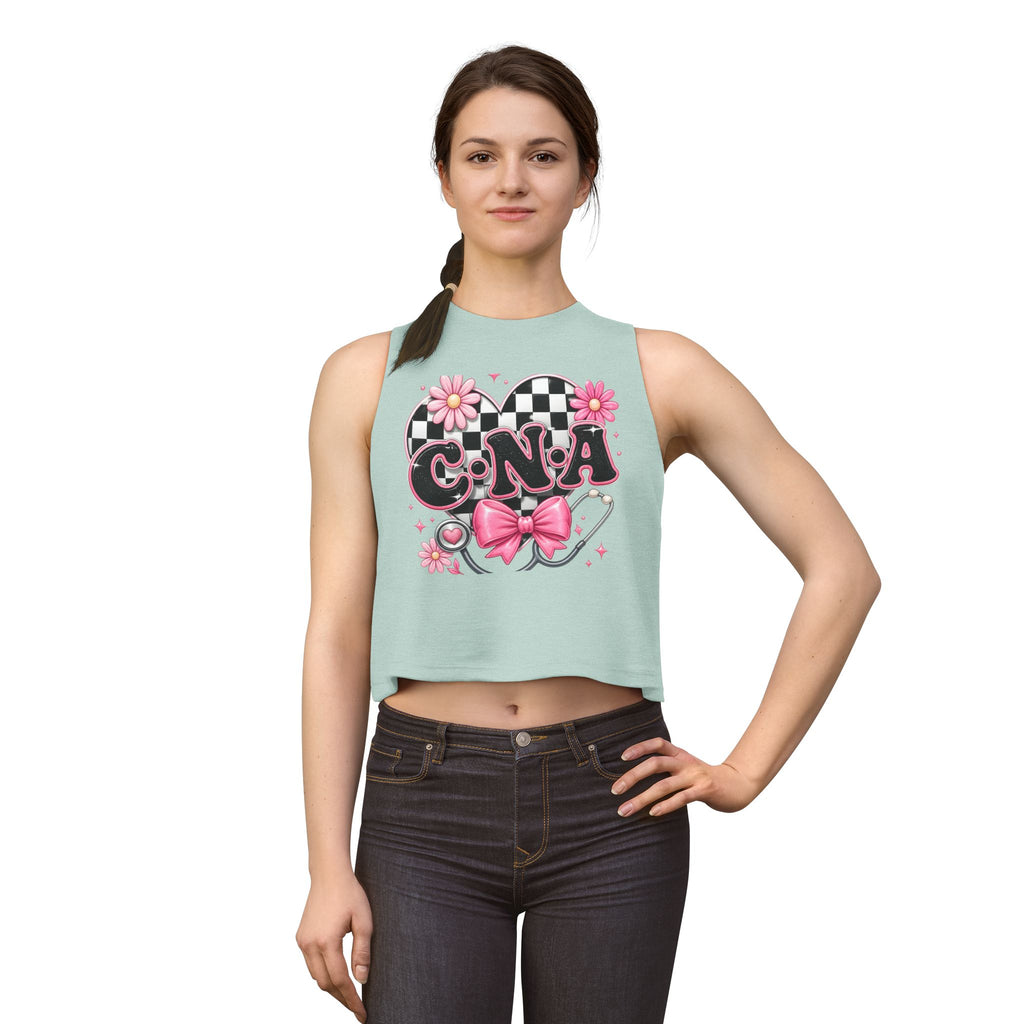 CNA Pink Floral Crop Top