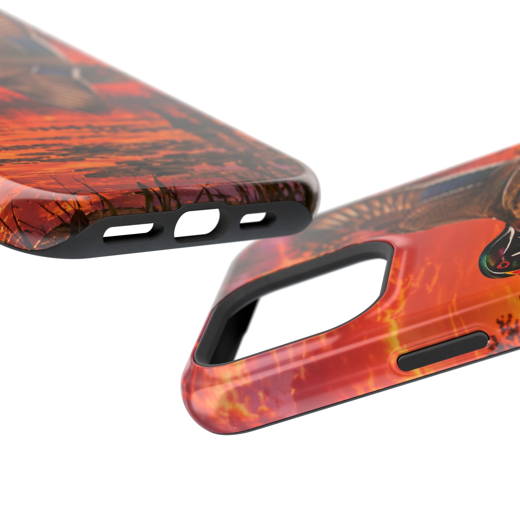 Wood Duck Sunset Phone Case — Magnetic Impact-Resistant