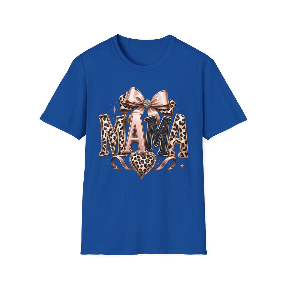 Mama Leopard Bow T-Shirt