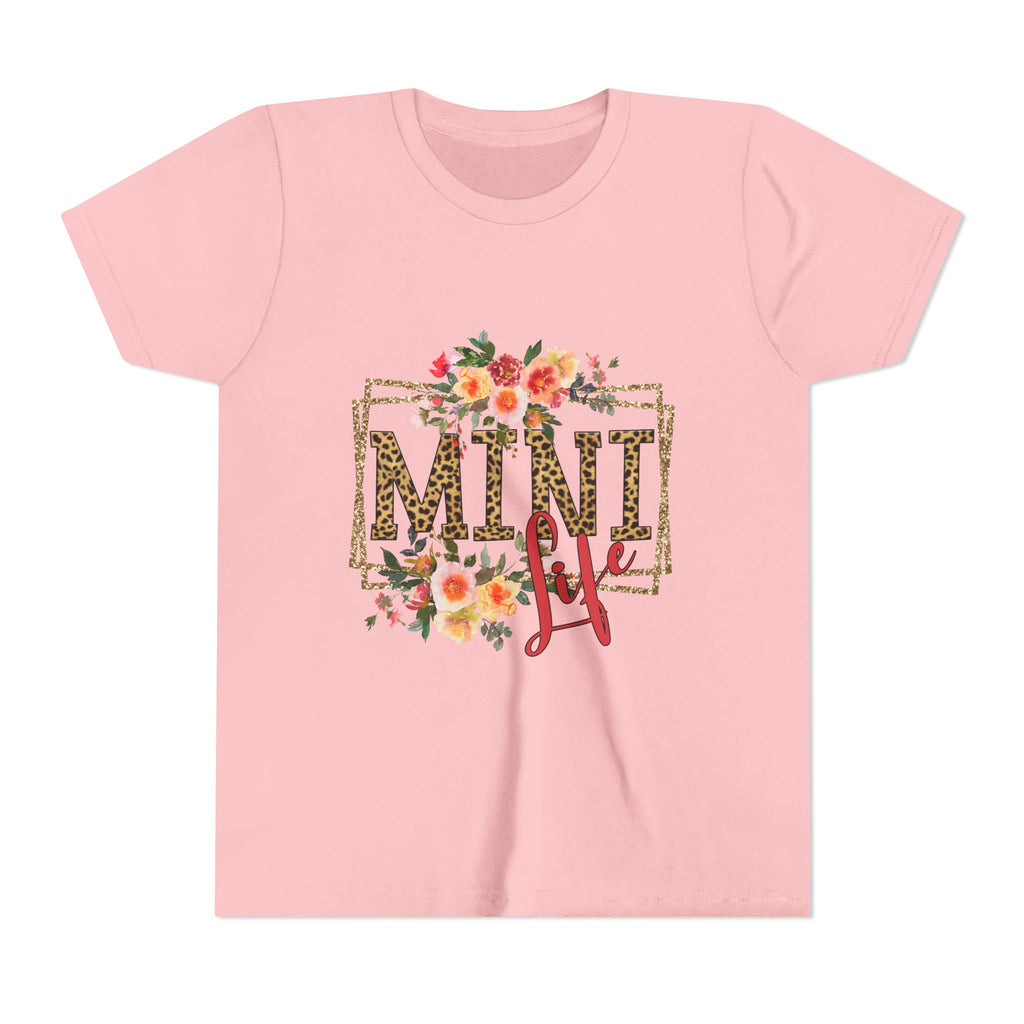 Mini Me Floral Leopard Youth Tee