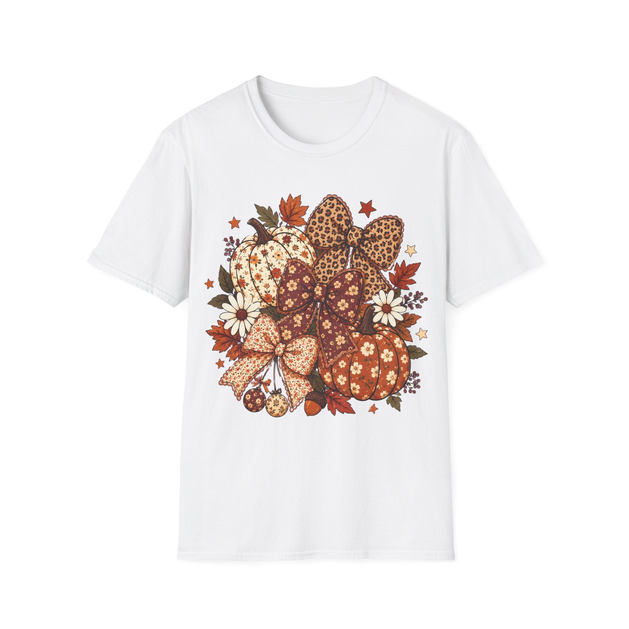 Fall Leopard Pumpkins T-Shirt