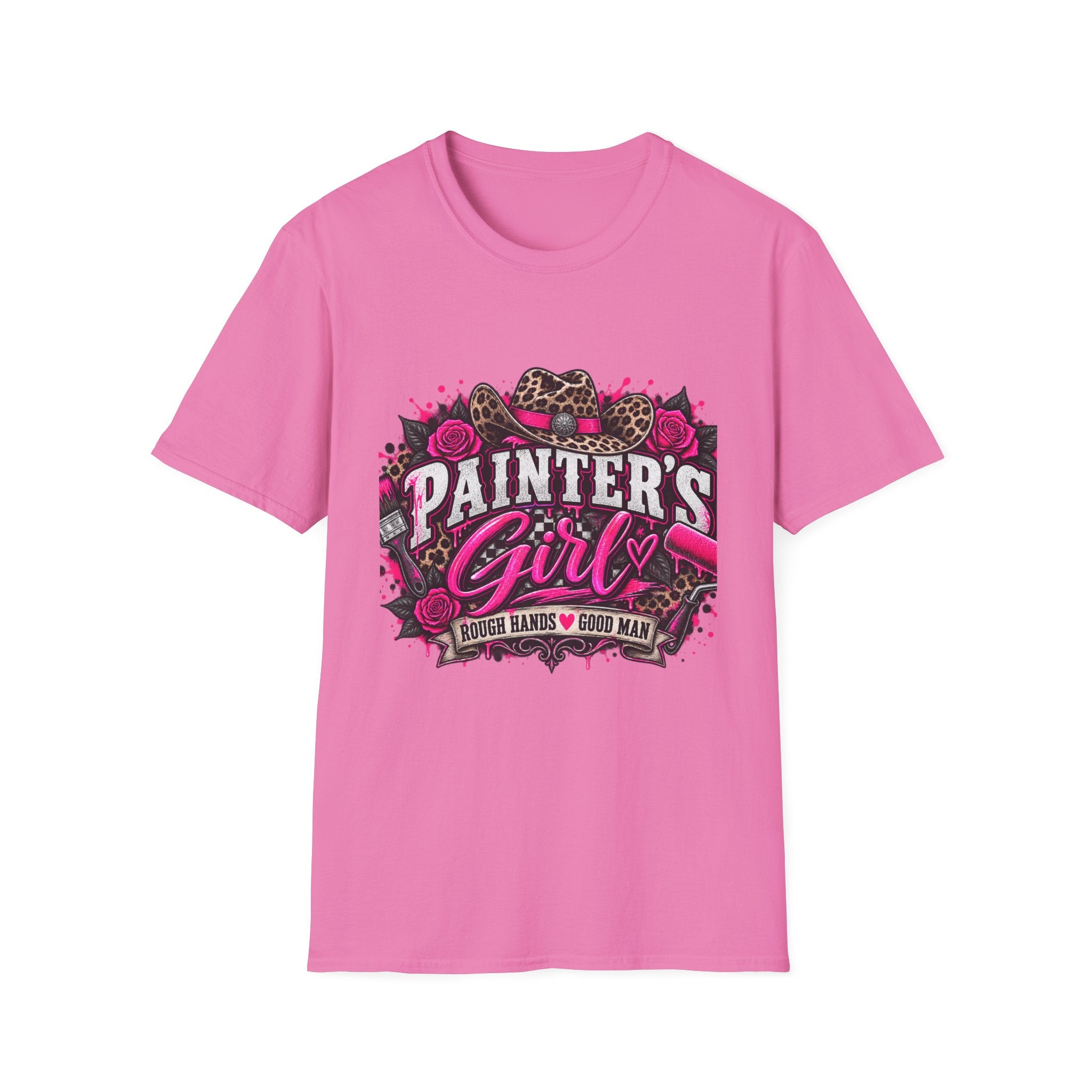 Painter's Girl T-Shirt — Feminine Cowgirl Paint Crew Tee