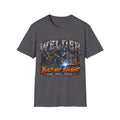 Welder T-Shirt — “Built Not Bought” Welding Worker Tee