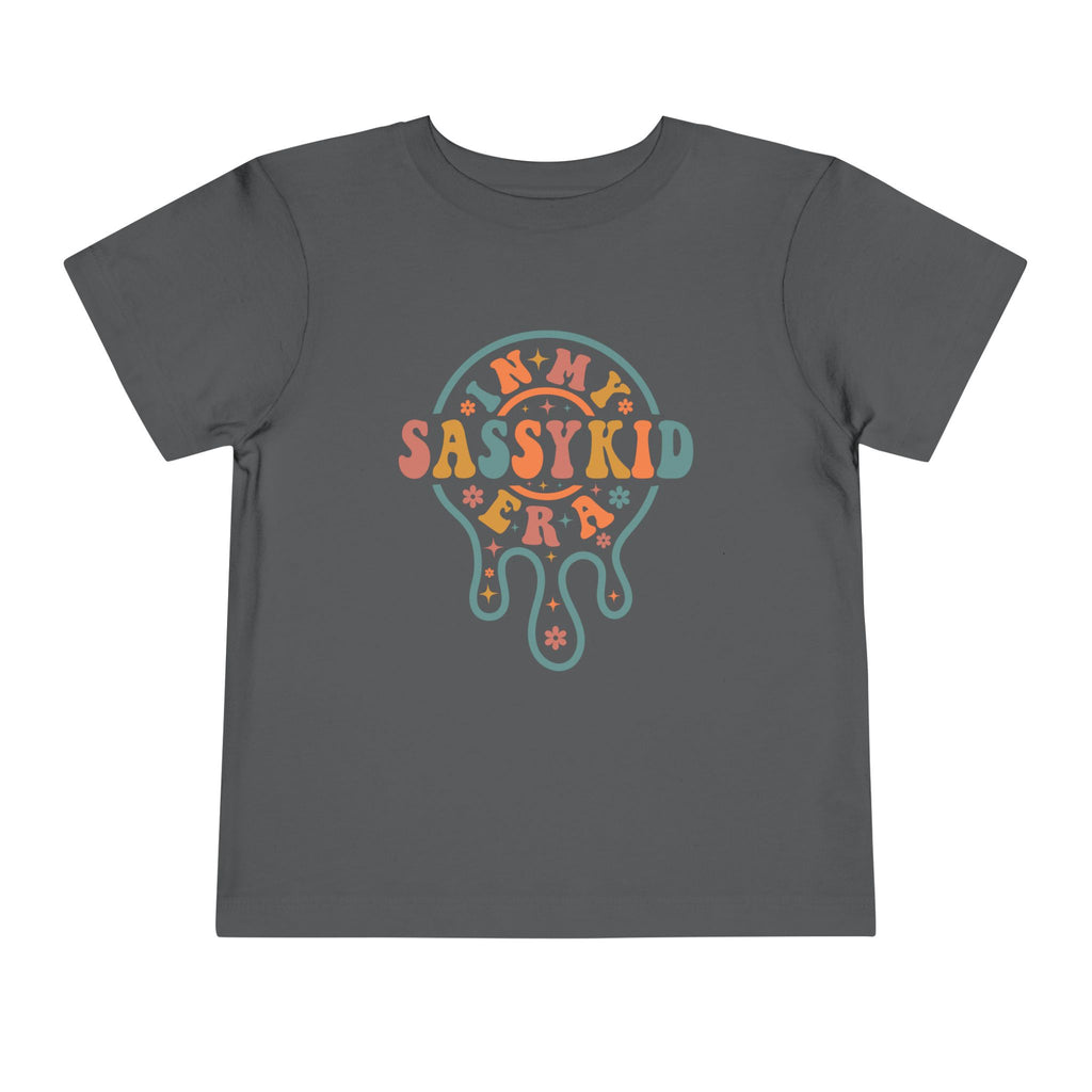 Sassy Kid Toddler Tee — Retro Drip Graphic
