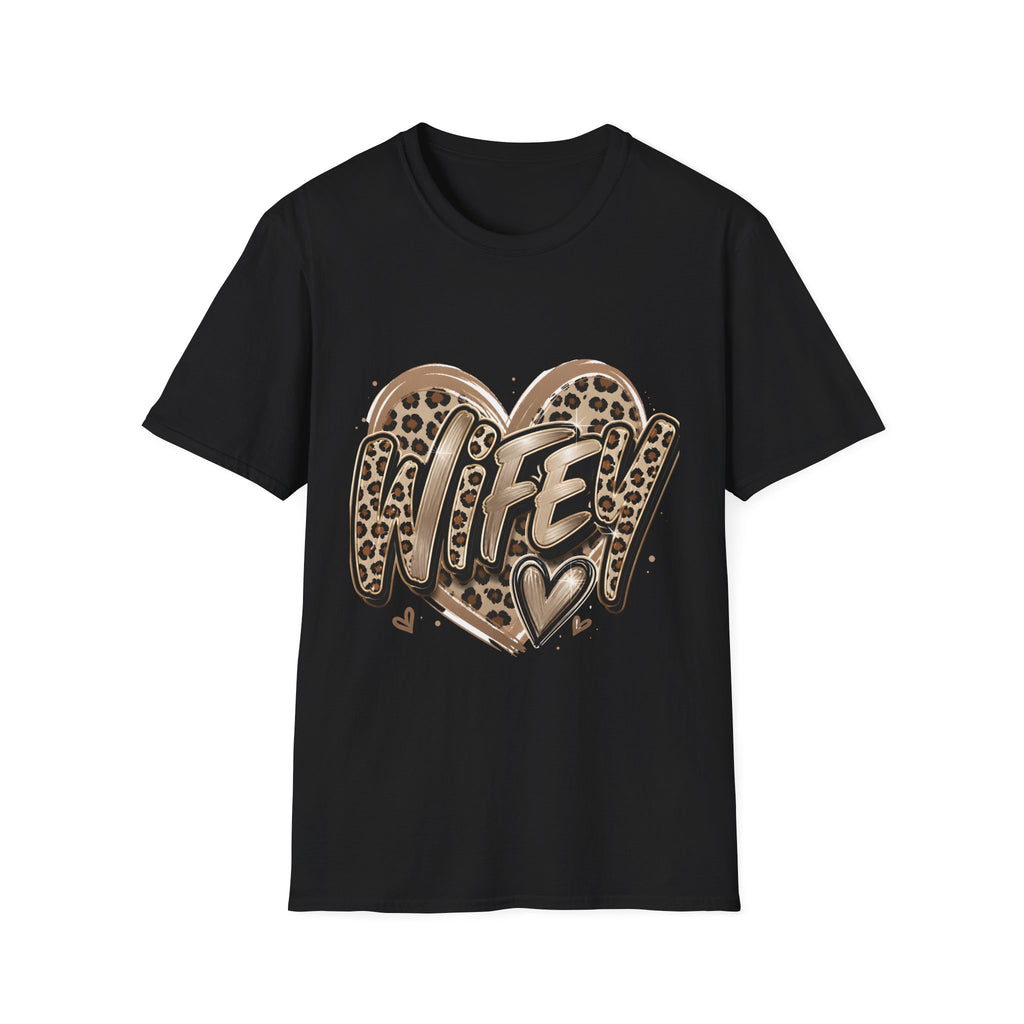 Mom Heart Leopard T‑Shirt