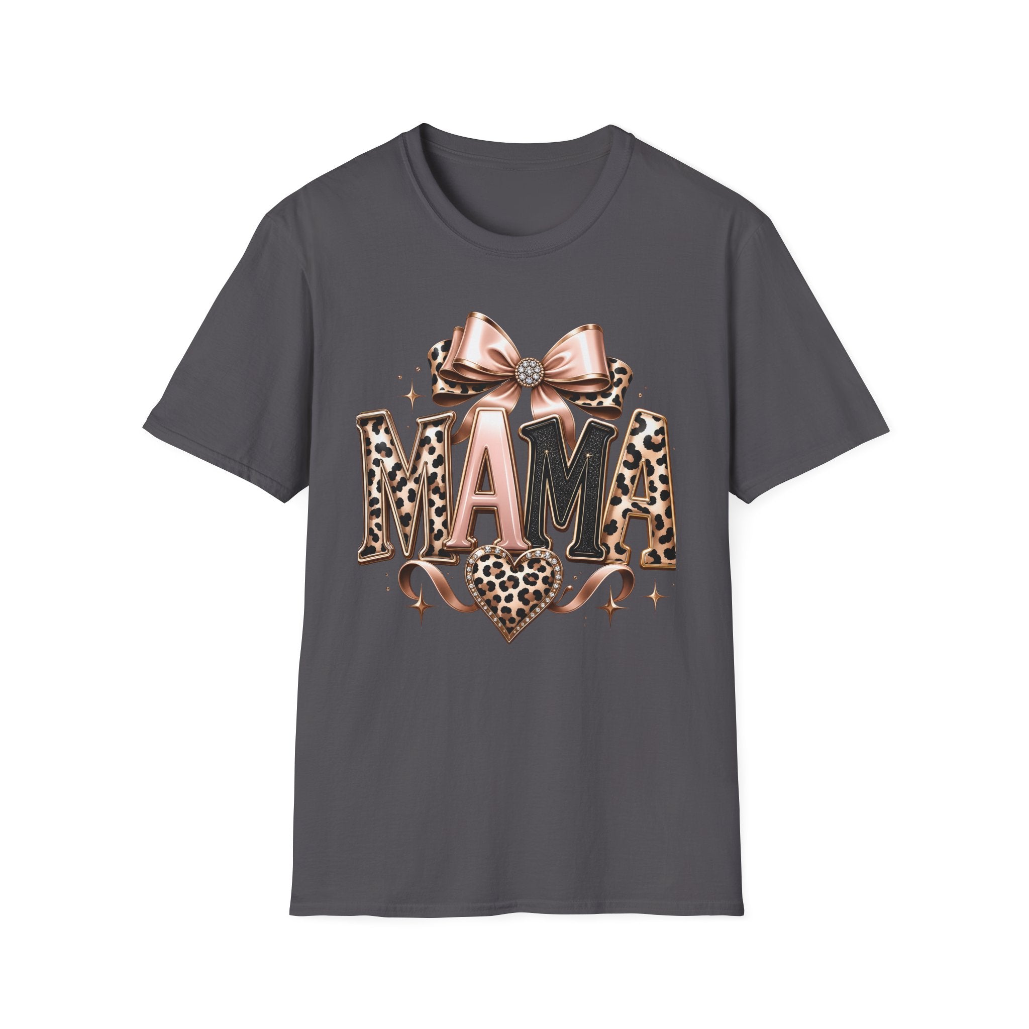 Mama Leopard Bow T-Shirt