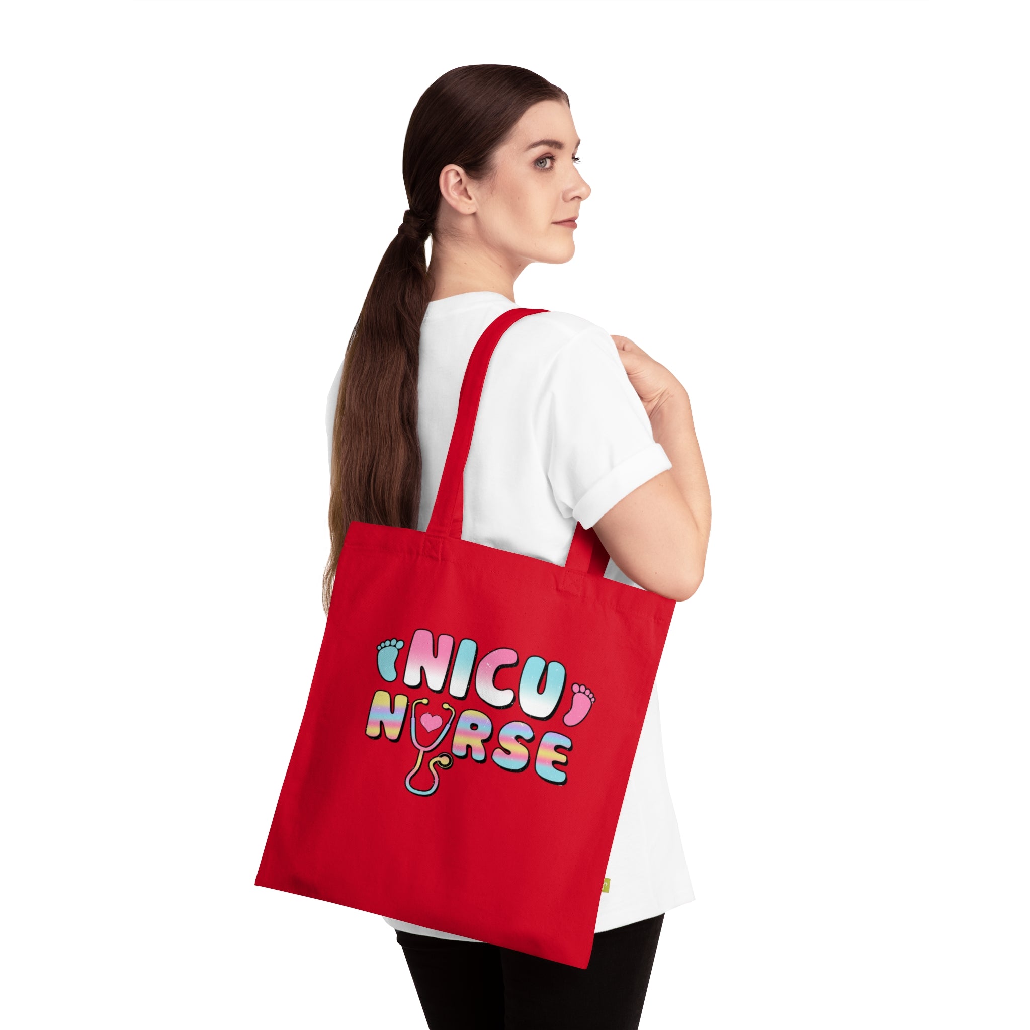 NICU Nurse Organic Tote Bag