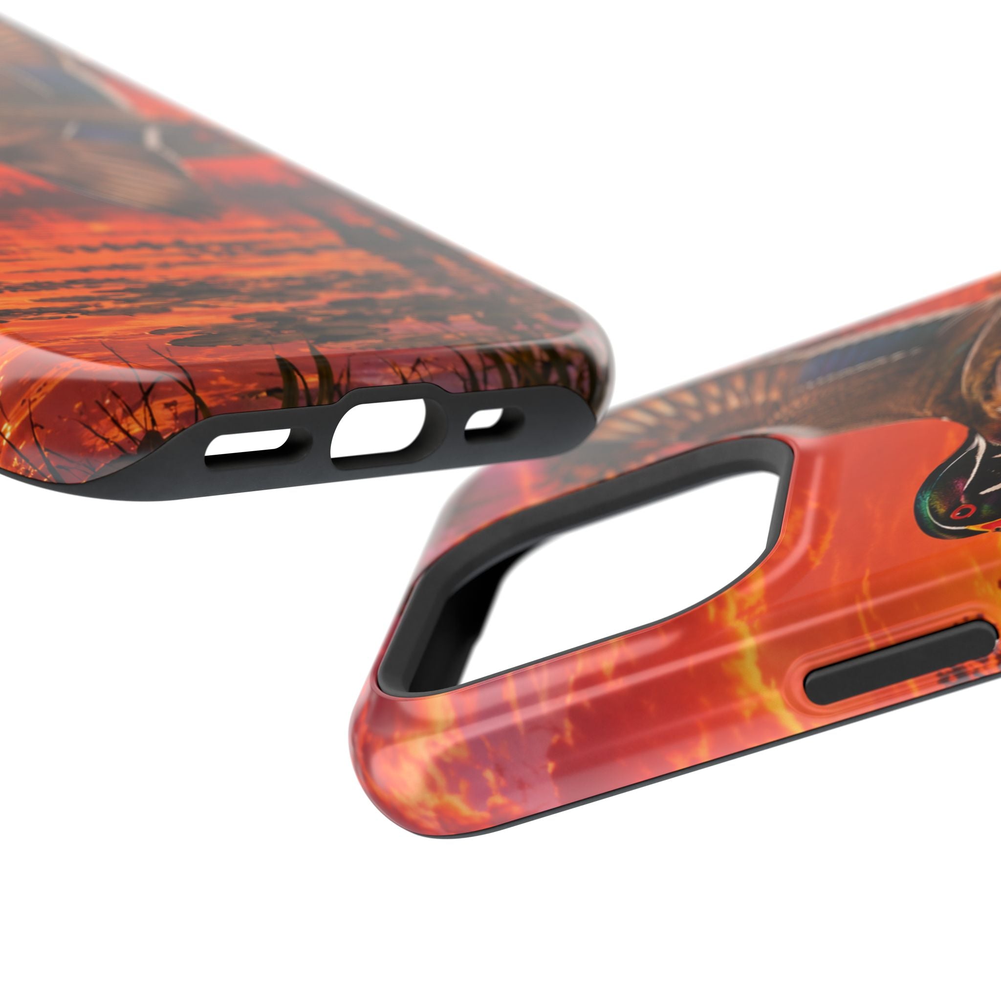 Wood Duck Sunset Phone Case — Magnetic Impact-Resistant