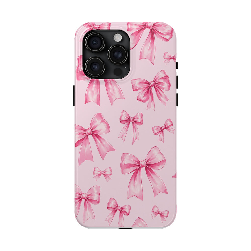 Pink Bow Tough Phone Case