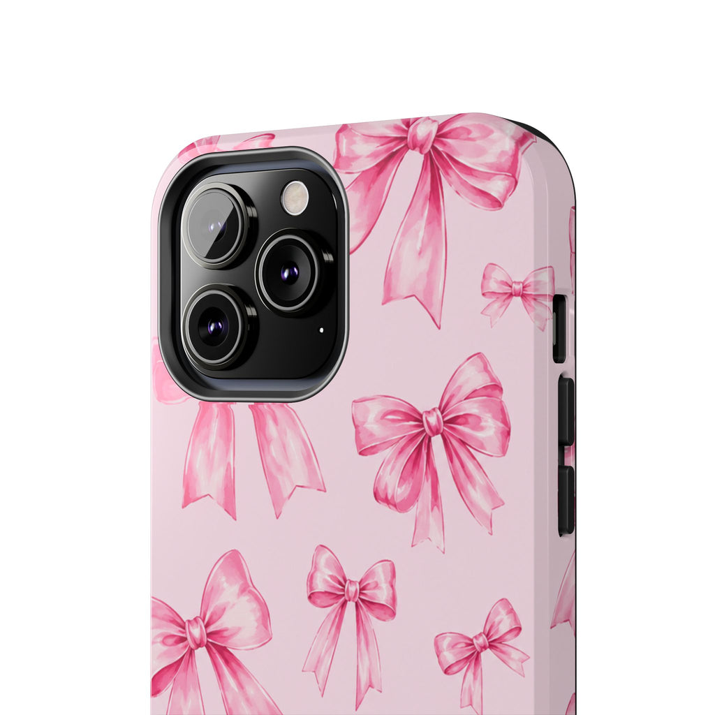 Pink Bow Tough Phone Case