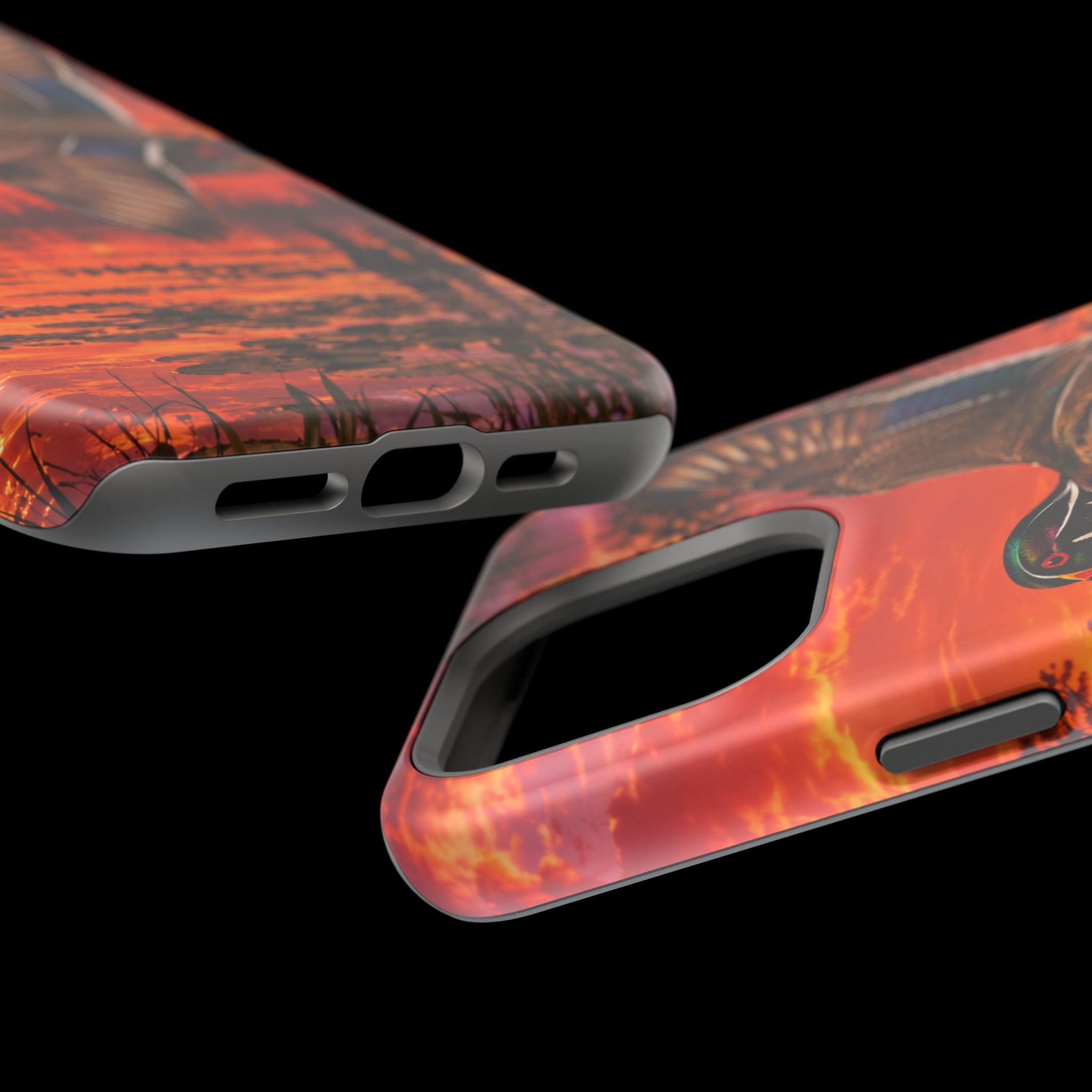 Wood Duck Sunset Phone Case — Magnetic Impact-Resistant