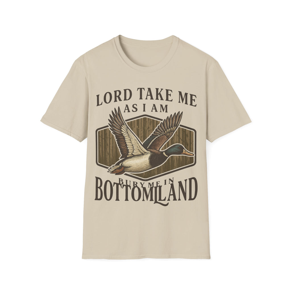 Duck Hunting T-Shirt — "Lord Take Me As I Am" Vintage Waterfowl Tee