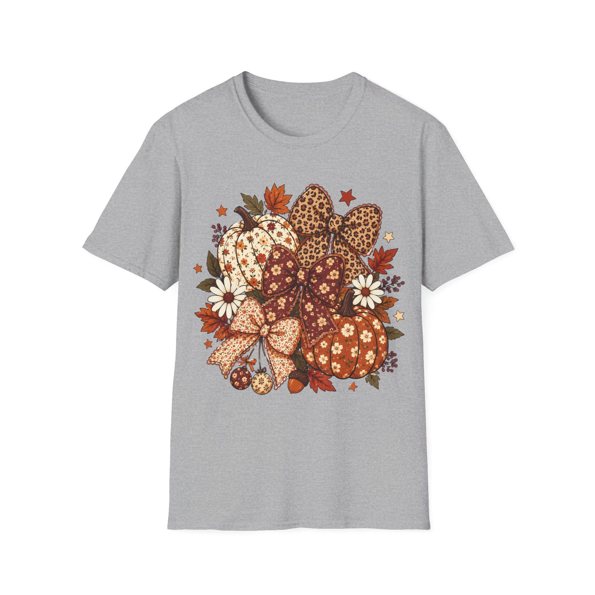 Fall Leopard Pumpkins T-Shirt