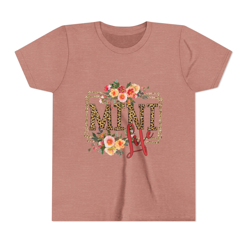 Mini Me Floral Leopard Youth Tee