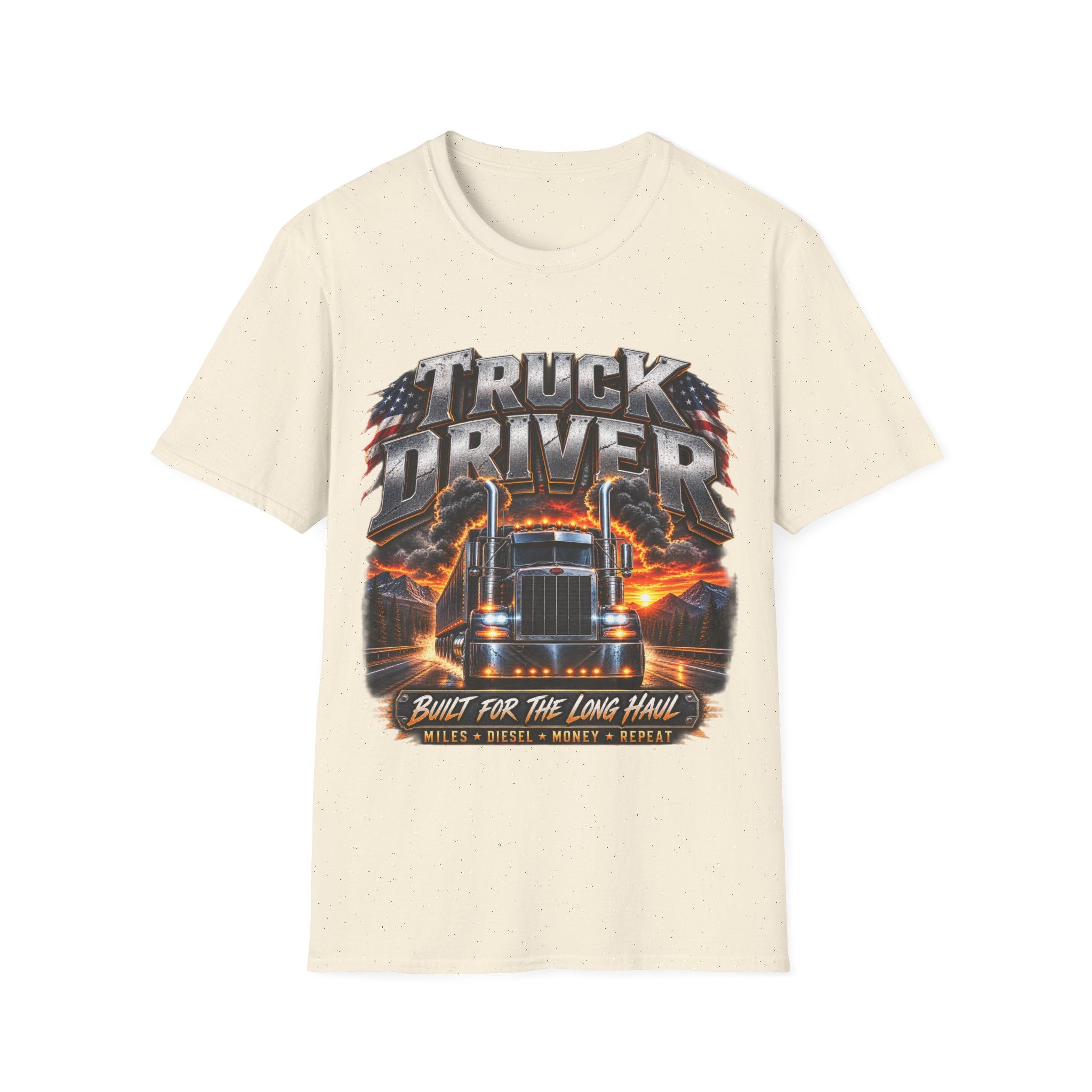 Truck Driver T‑Shirt — Born for the Long Haul Graphic Tee