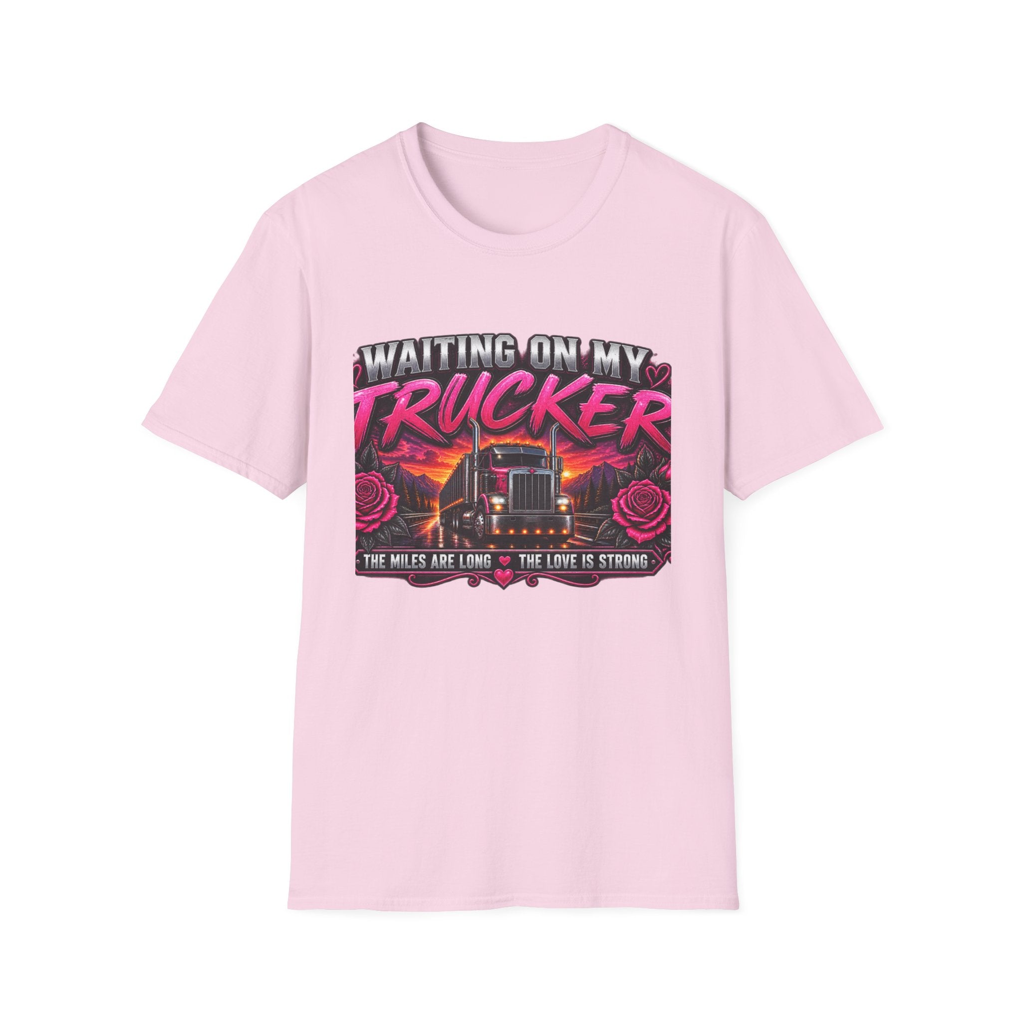 Waiting On My Trucker T-Shirt — Trucker Love Graphic Tee