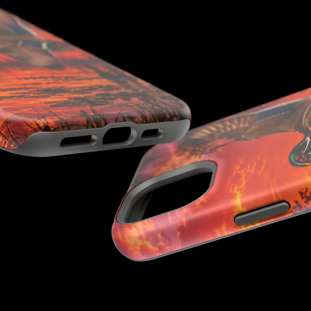 Wood Duck Sunset Phone Case — Magnetic Impact-Resistant