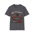 Mechanic T-Shirt — "Built to Fix Sh!t" Garage Wrench Repair Tee