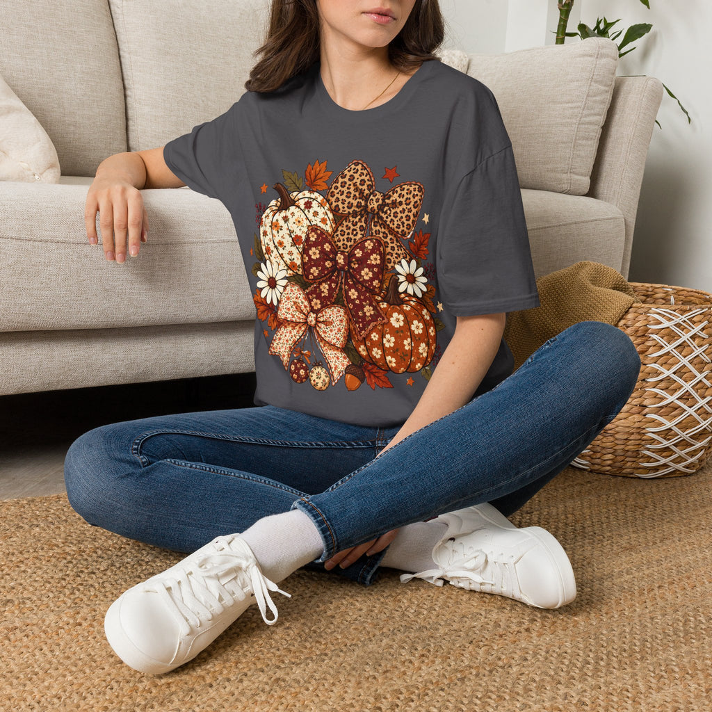 Fall Leopard Pumpkins T-Shirt