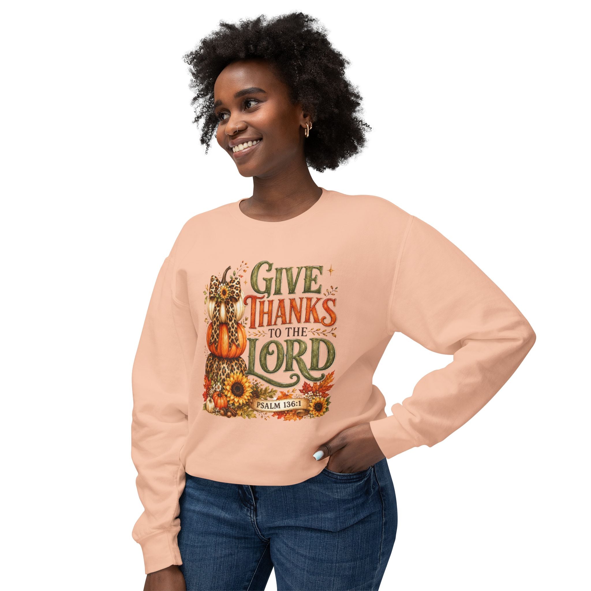 Give Thanks to the Lord Crewneck Sweatshirt