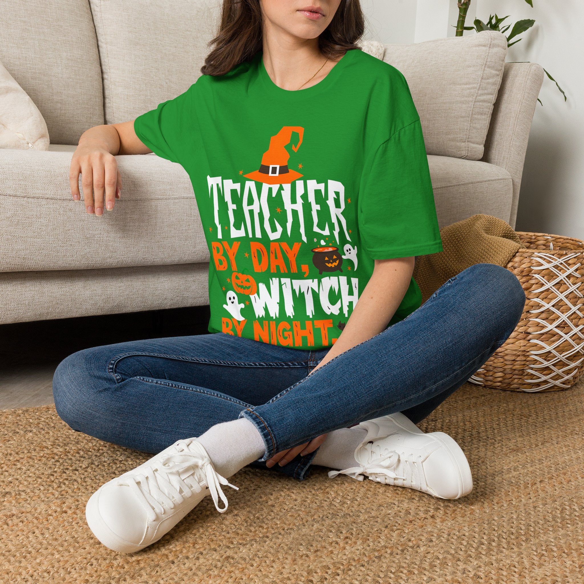 Teacher By Day Witch By Night T-Shirt